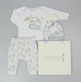 4pc Gift Set -  Blue Jungle (0-6 Months) (PK6) H13662