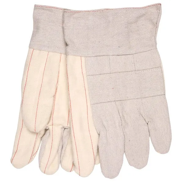 9124 MCR Safety Heat Resistance Gloves, Large, Cotton, Natural