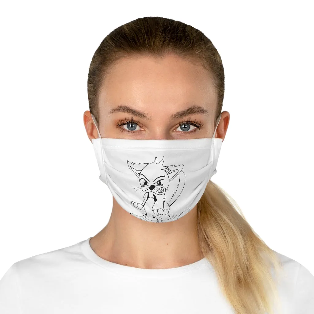 Angry Cat Cotton Face Mask (EU)