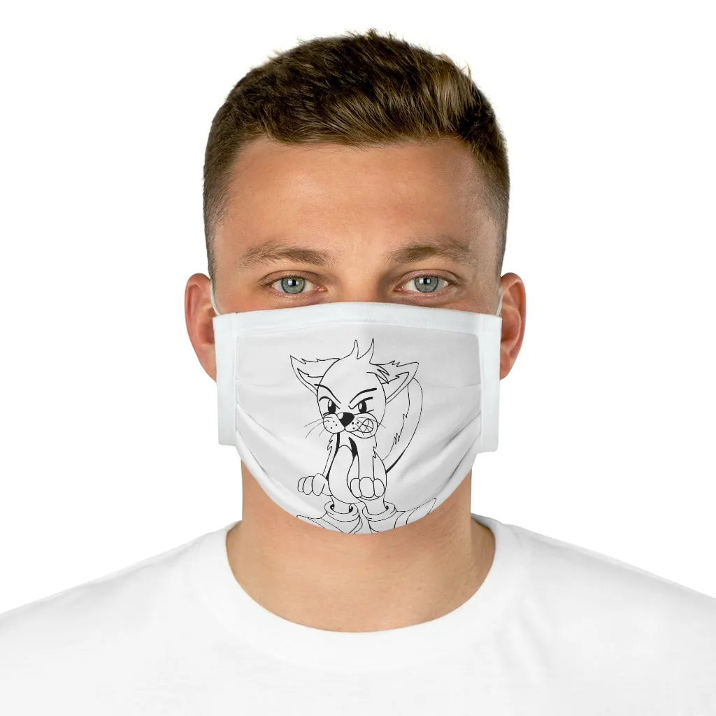 Angry Cat Cotton Face Mask (EU)