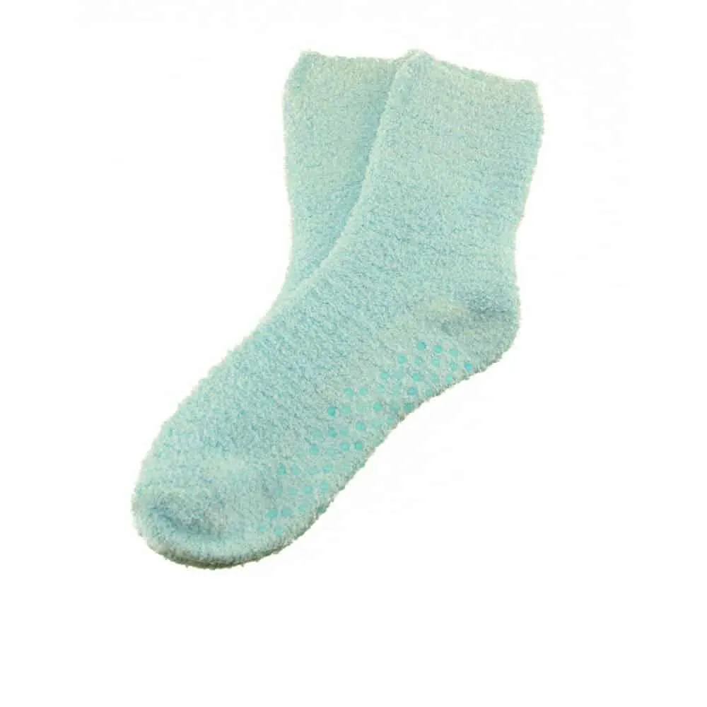 Assorted Fuzzy Non-Skid/Stripe/Solid Home Socks