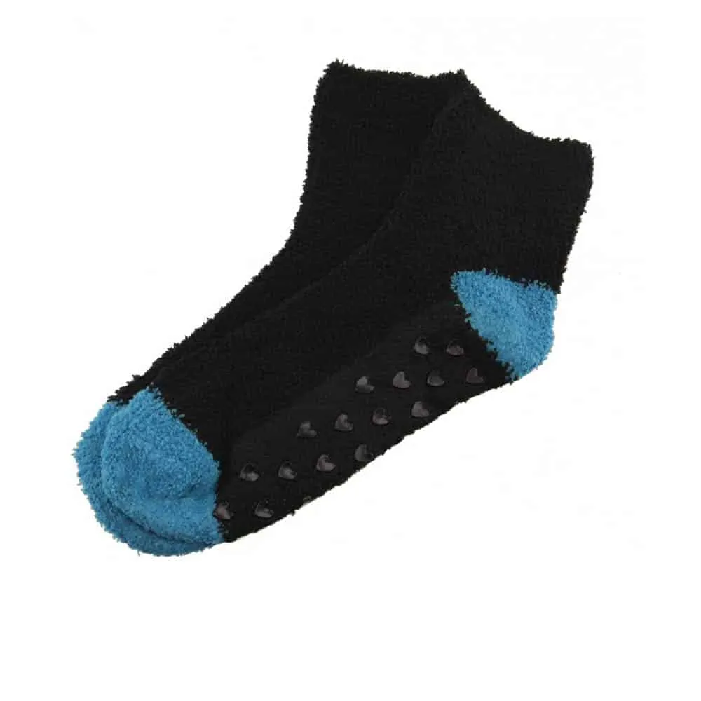 Assorted Fuzzy Non-Skid/Stripe/Solid Home Socks