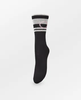 Beck Sondergaard Thalia Cotta Black White Socks