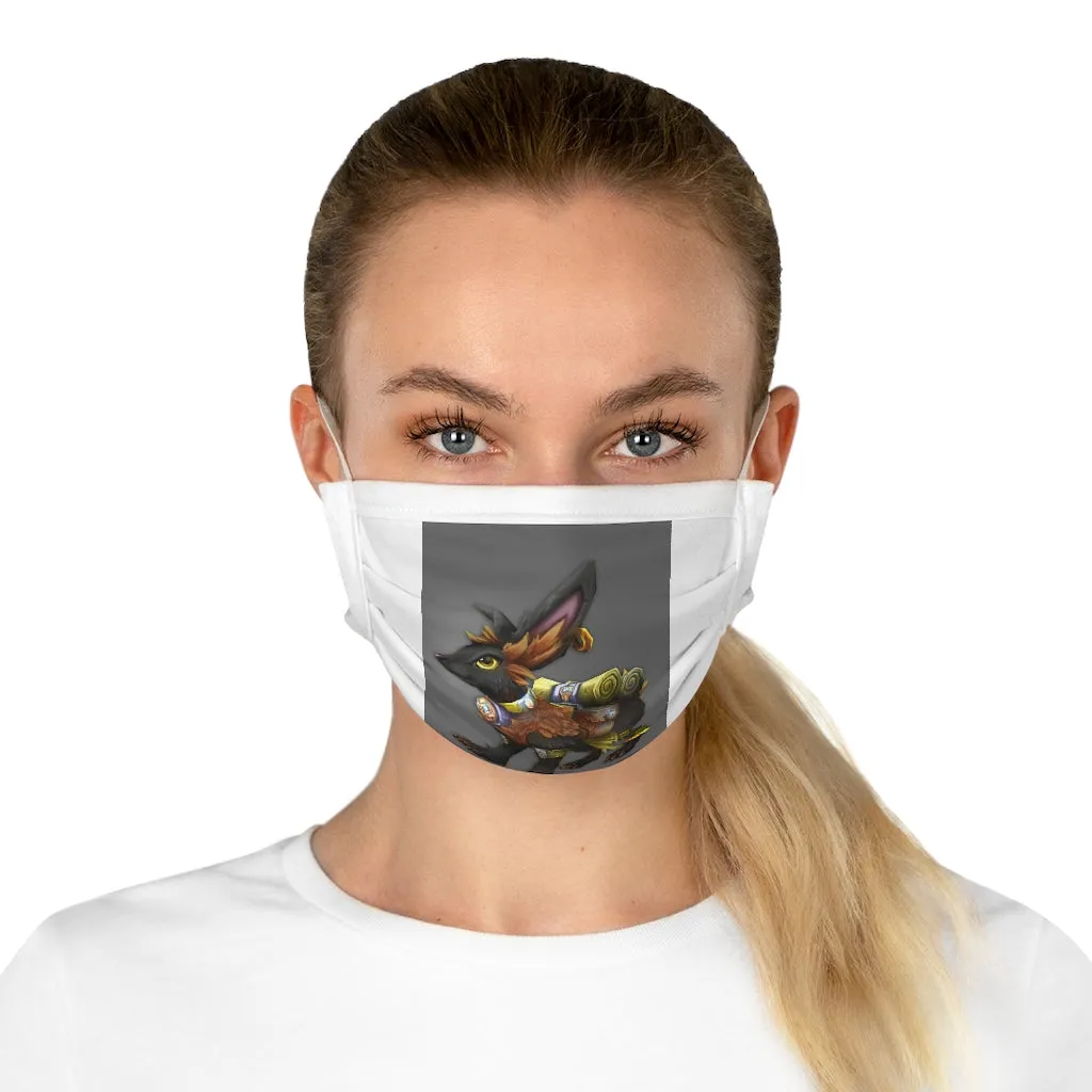 Black Amara Cotton Face Mask (EU)