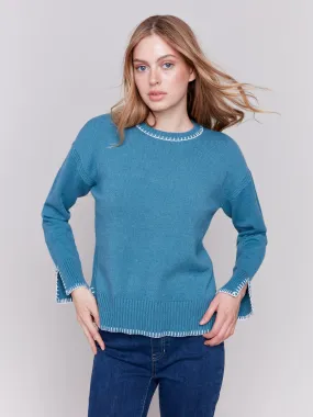 Blanket Stitch Sweater