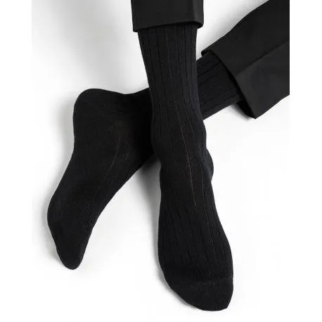 Bleuforet Men's Merino Wool Socks with Cotton Lining