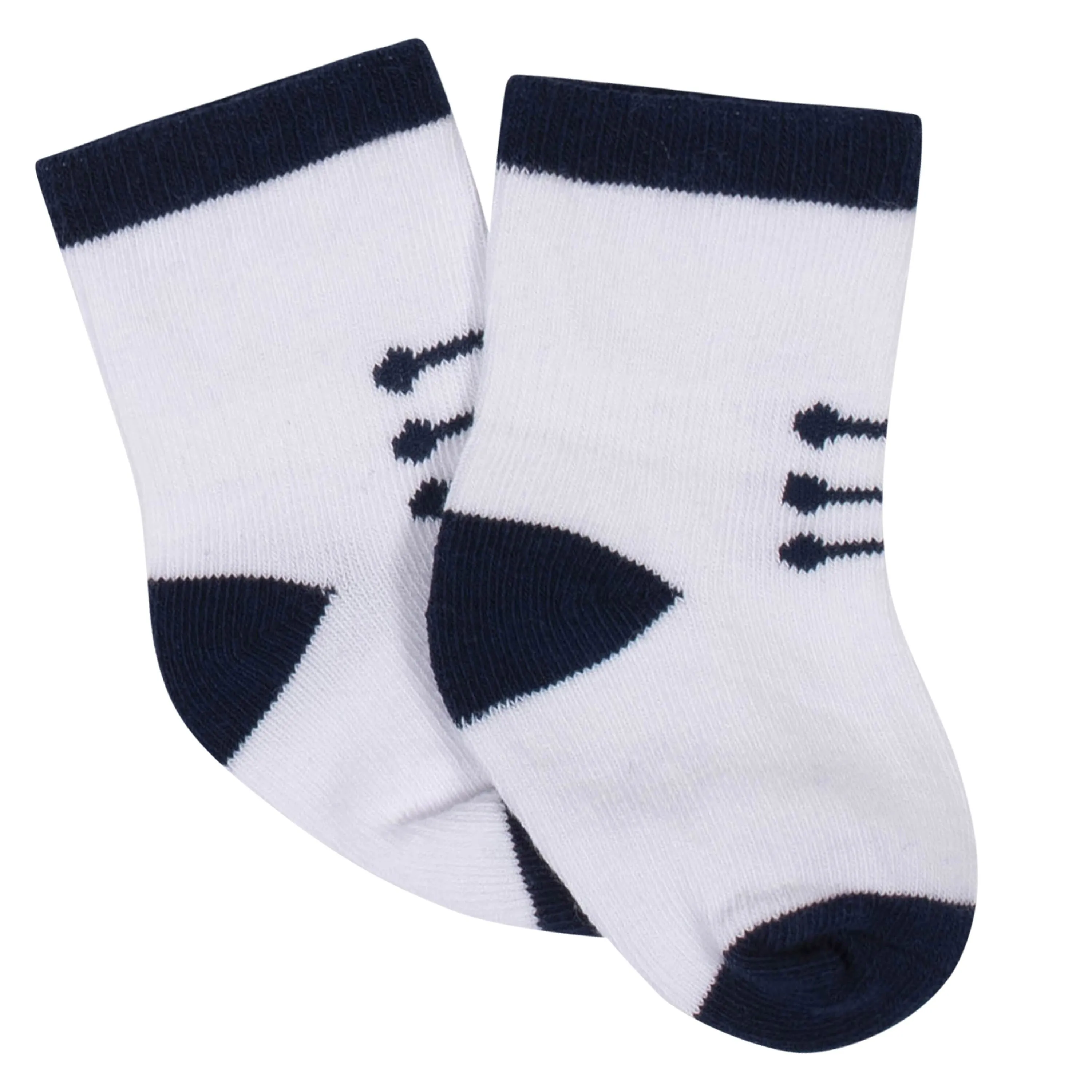 Boys' 8-Pack Wiggle Proof Jersey Crew Socks - Boy