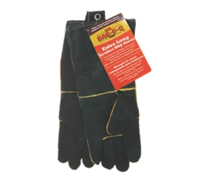 Chef Master 40113Y Mr. Bar-B-Qr BBQ Gloves, long, leather (must be purchased in case quantities)