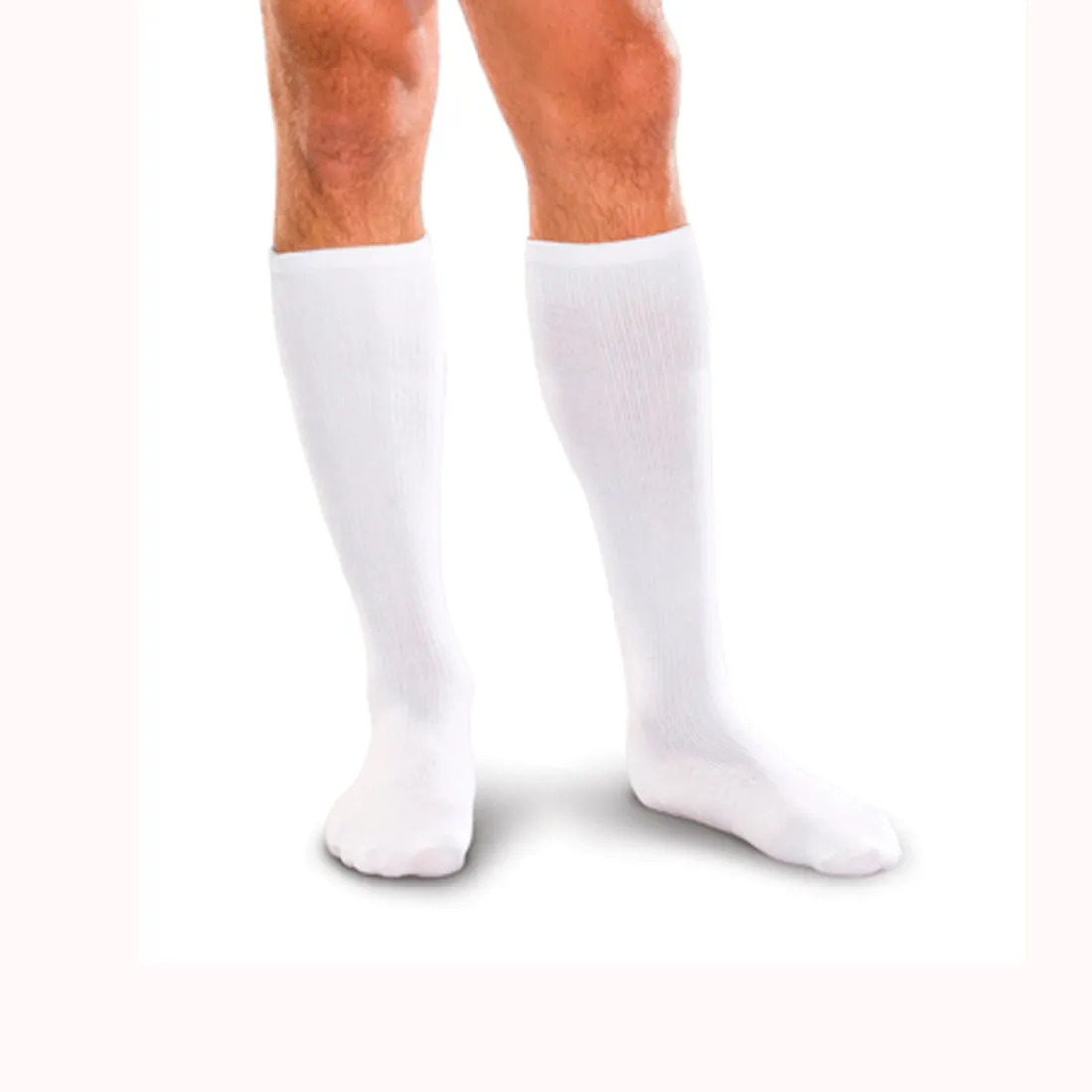 Corresport Sock 15-20 MMHG White X-Large Full - One Pair (#18275)