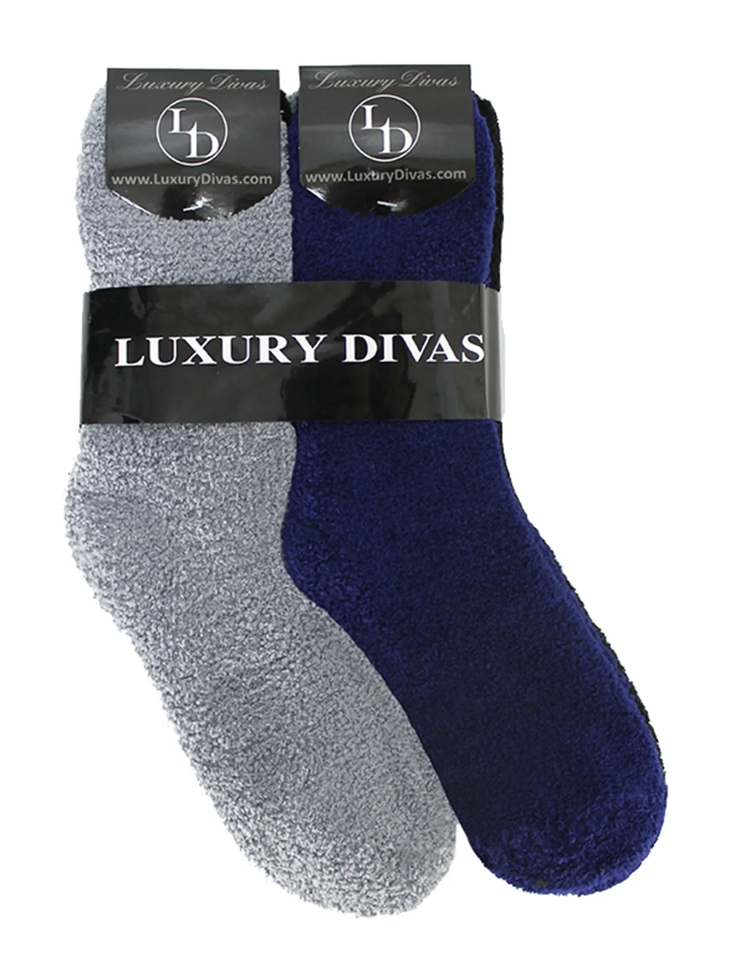 Dark Toasty Plush 6 Pack Fuzzy Socks