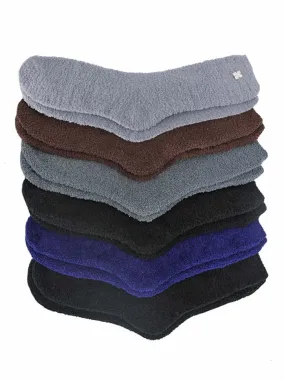 Dark Toasty Plush 6 Pack Fuzzy Socks