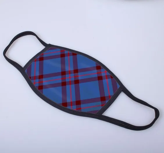 Elliot Tartan Printed Face Mask