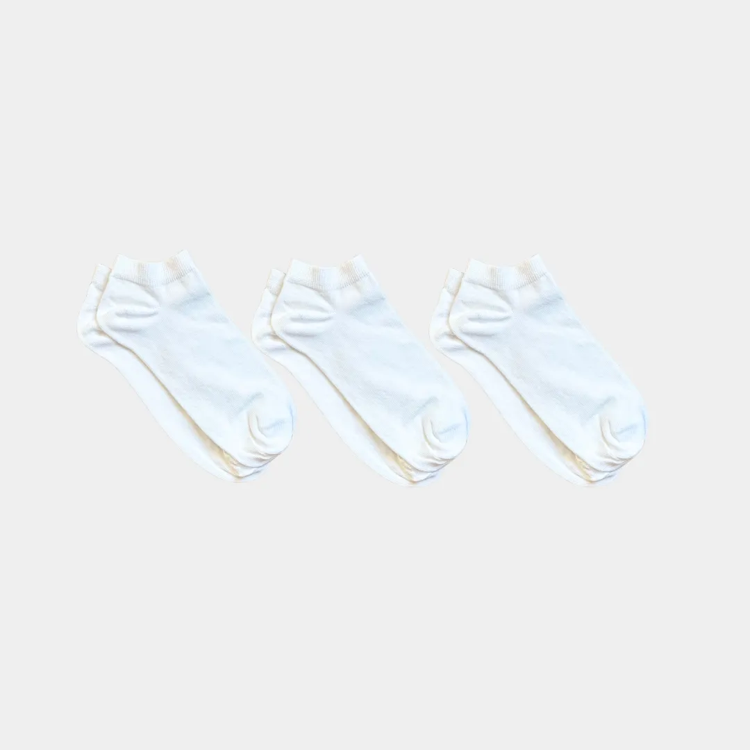 Everyday Adult Lightweight Ankle Socks - 98% Organic Cotton