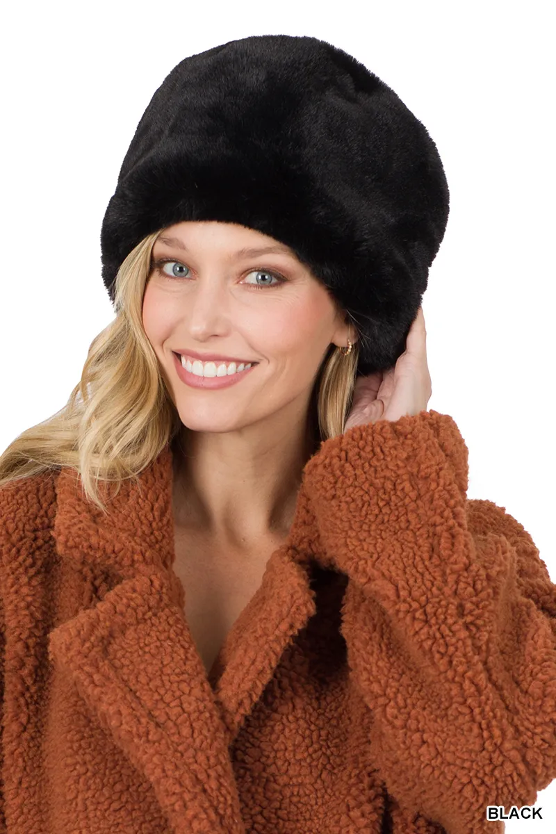 FAUX FUR HAT