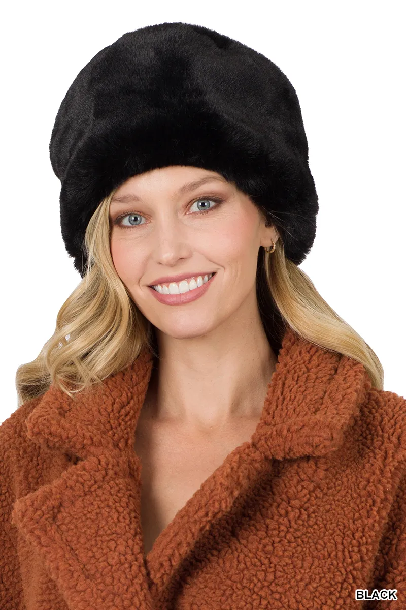 FAUX FUR HAT