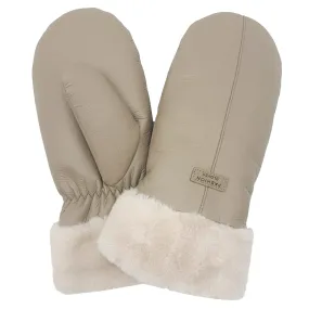 FAUX SHEARLING MITTEN