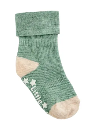 Forest Green Non-Slip Stay On Socks