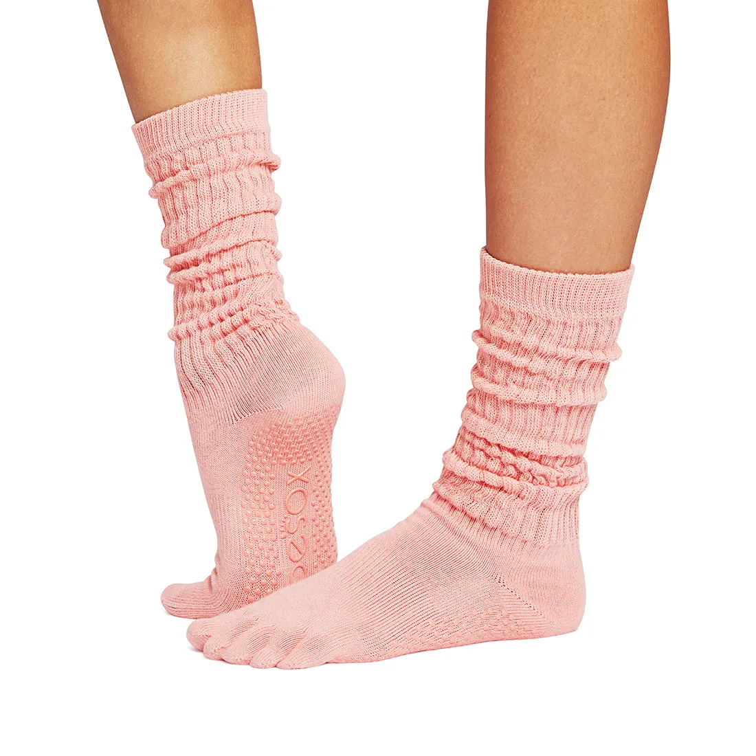 Full Toe Slouch Grip Socks