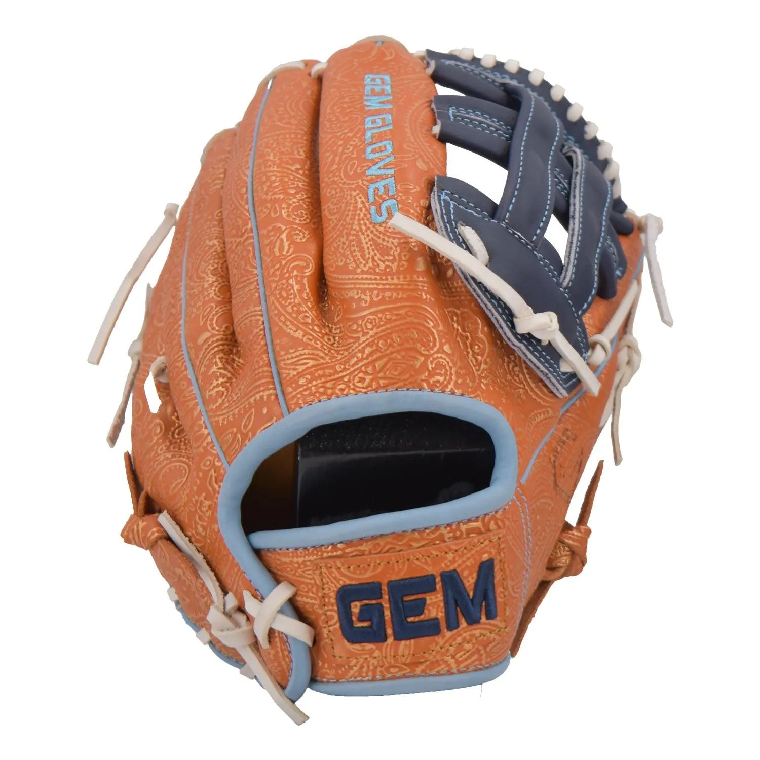 Gem Gloves Softball Fielding Glove - GEM004 Paisley