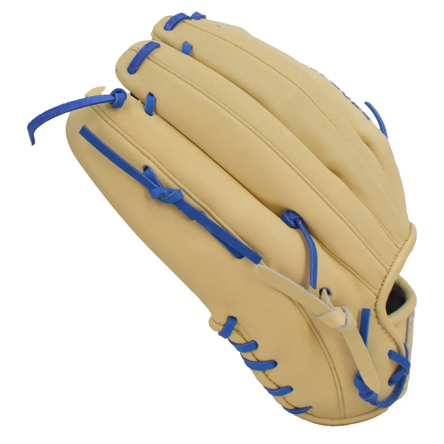 Gem Gloves Softball Fielding Glove - GEM006 (Tan/Royal)