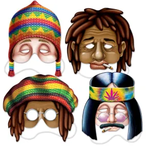 Hippie Masks 4pk