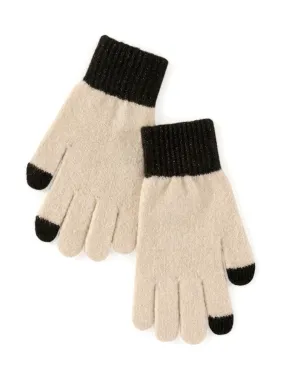 Ivory Tinsley Touchscreen Gloves