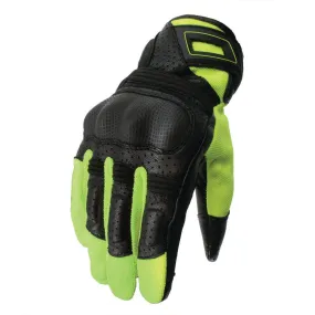 Joe Rocket Turbulent Mens Textile Gloves Black/Hi-Viz