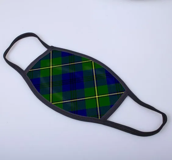 Johnstone Tartan Printed Face Mask