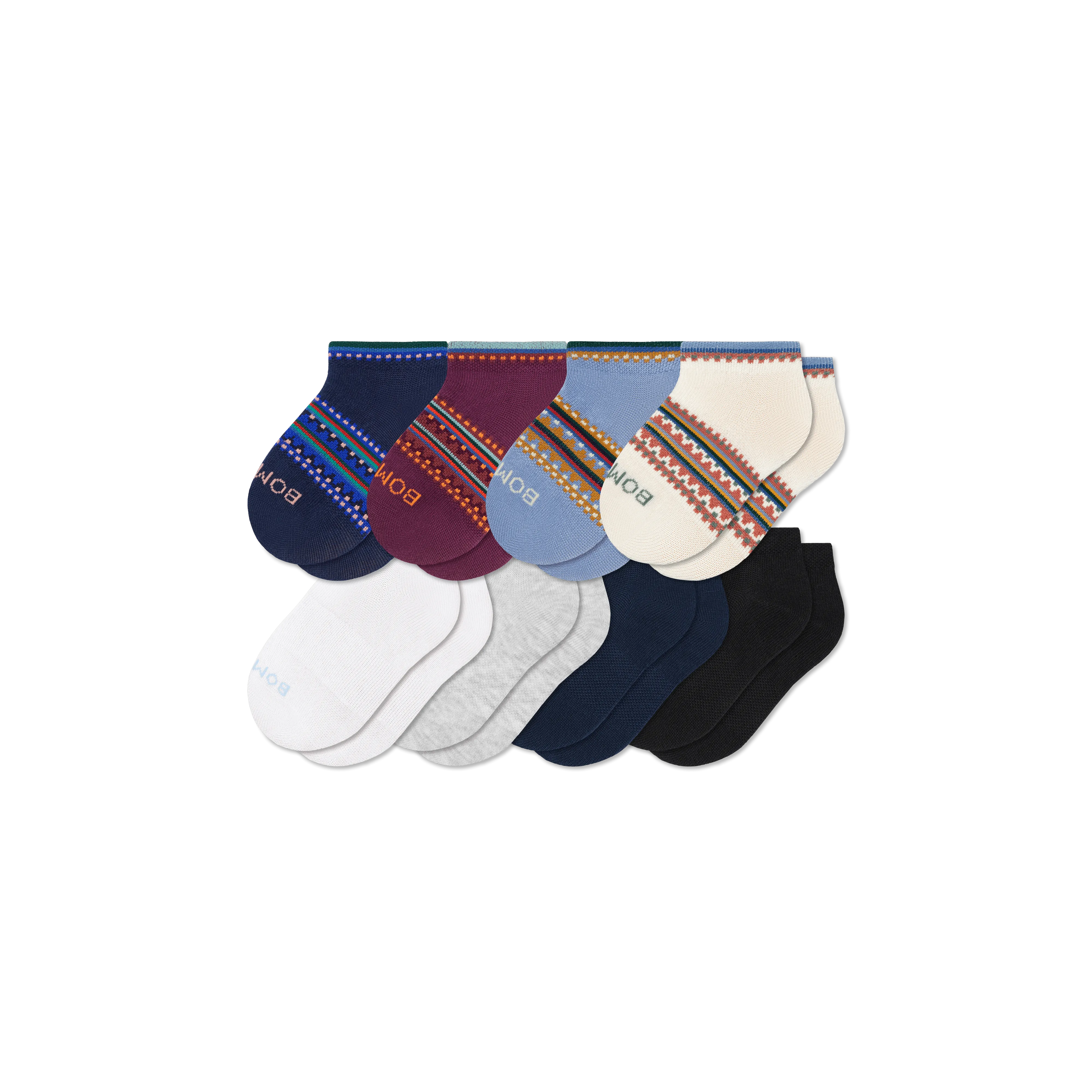 Junior Lightweight Ankle Sock 8-Pack