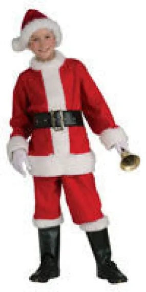 Kids Flannel Santa Suit