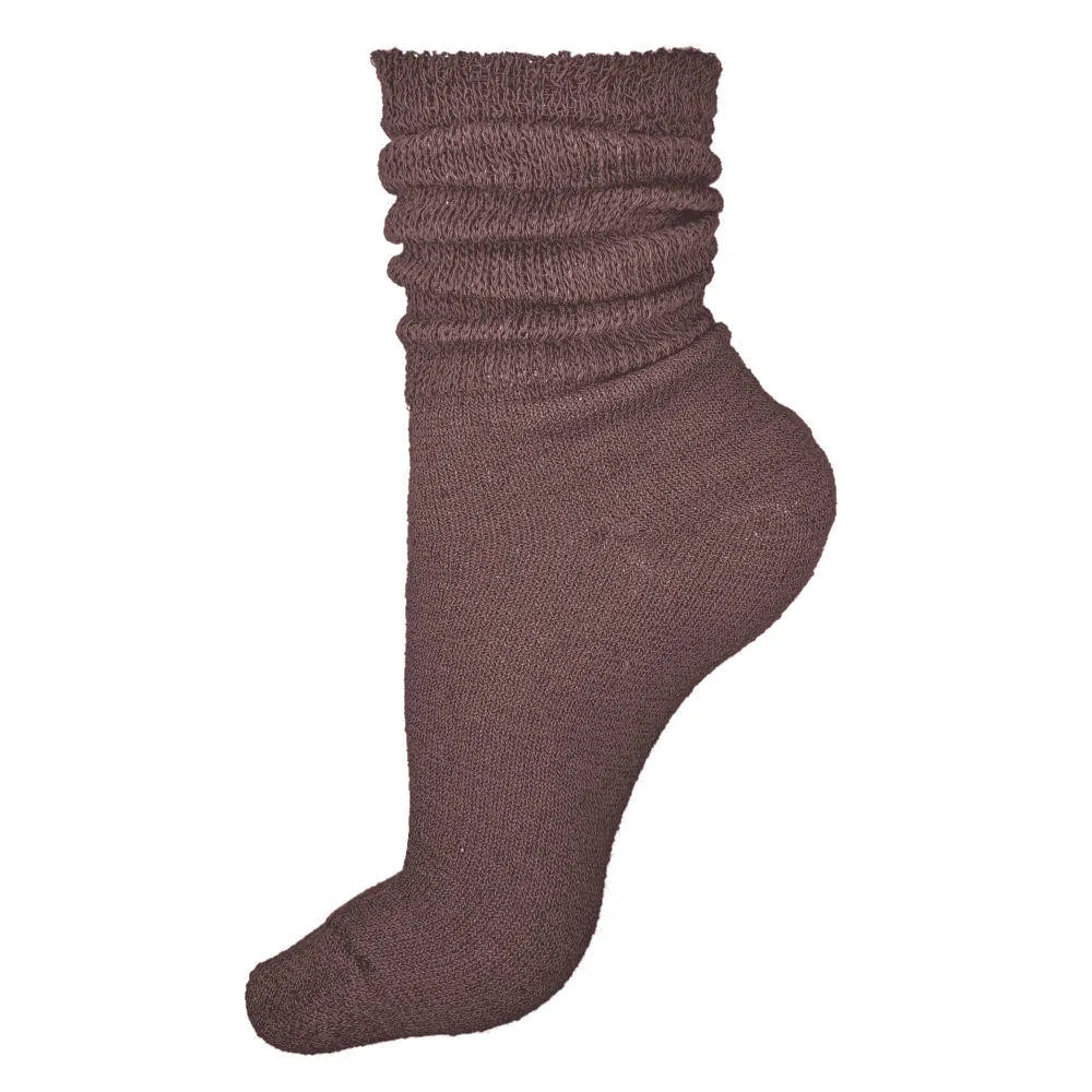 Lightweight Slouch Socks, Crew Length