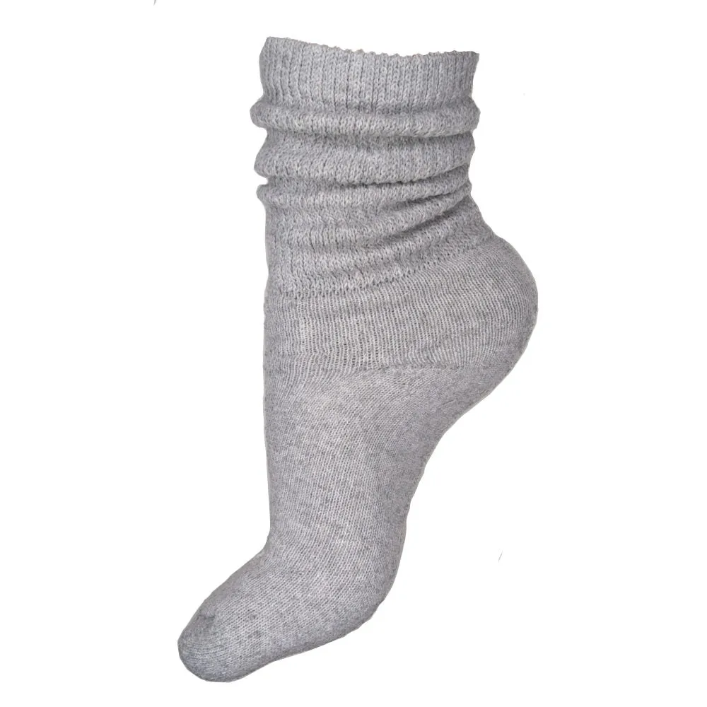 Lightweight Slouch Socks, Crew Length