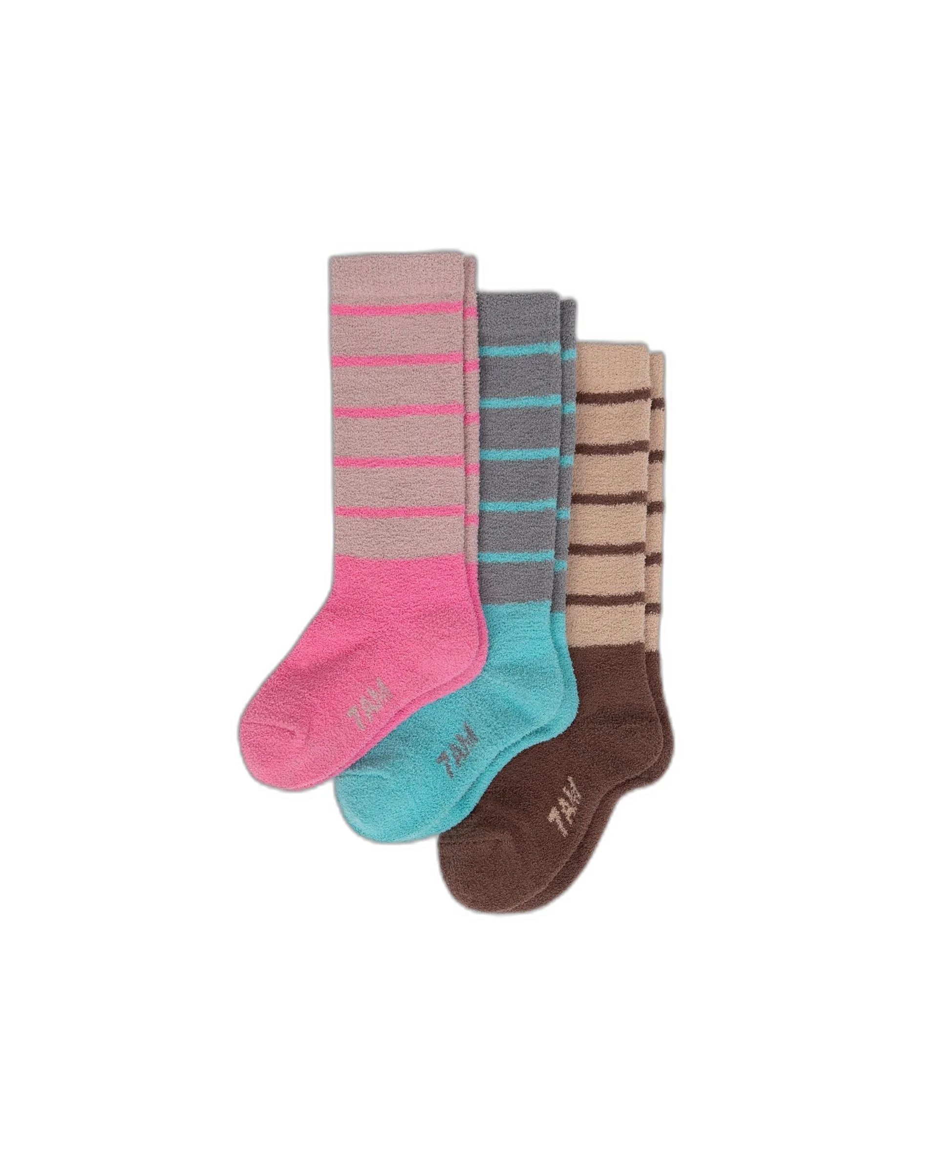 Longs Striped Socks - Fuzzy