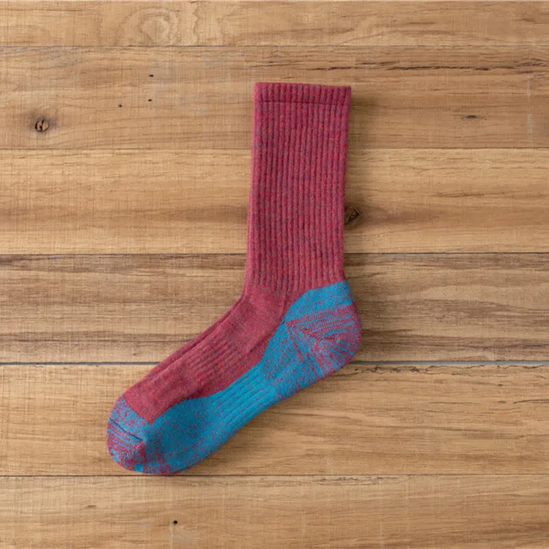 Men's Fancy Abstract Pattern Warm Crew Socks