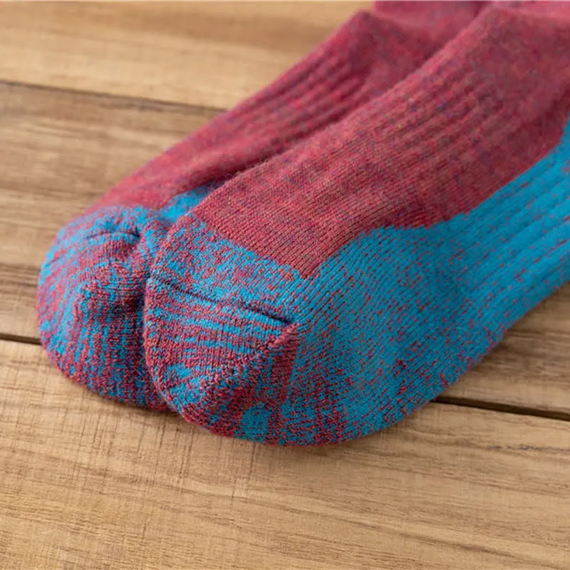 Men's Fancy Abstract Pattern Warm Crew Socks