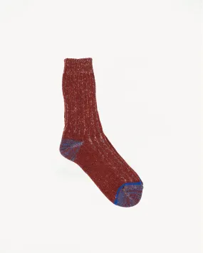 MW72.1502 - Extra Fine Merino Wool Socks - Chestnut, Nature