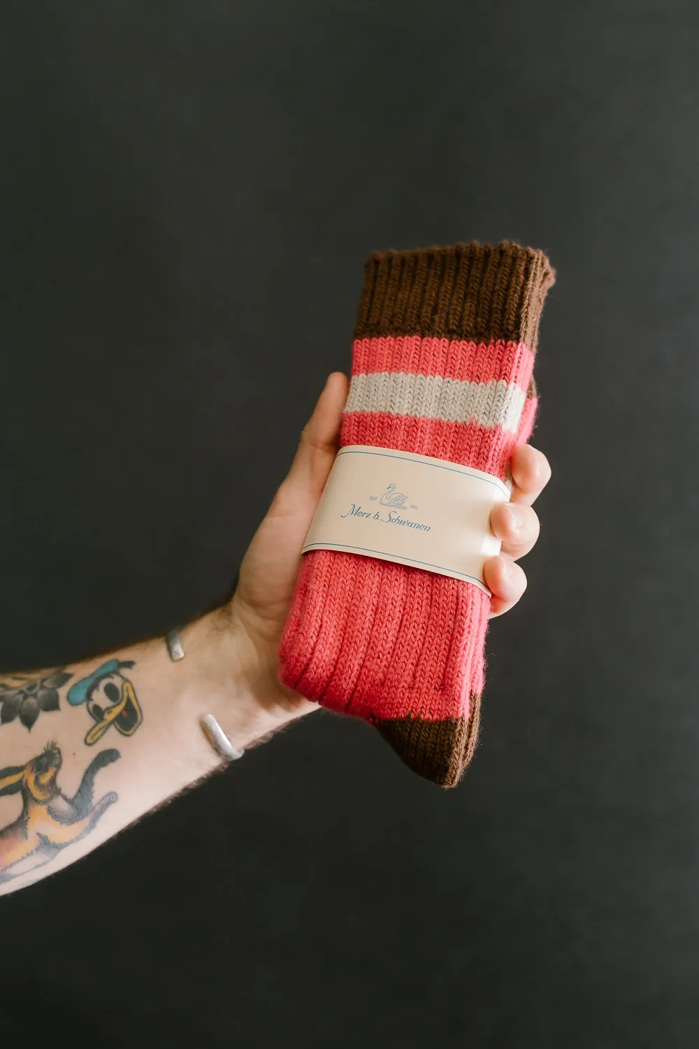 MW74.355 - Extra Fine Merino Wool Socks - Raspberry