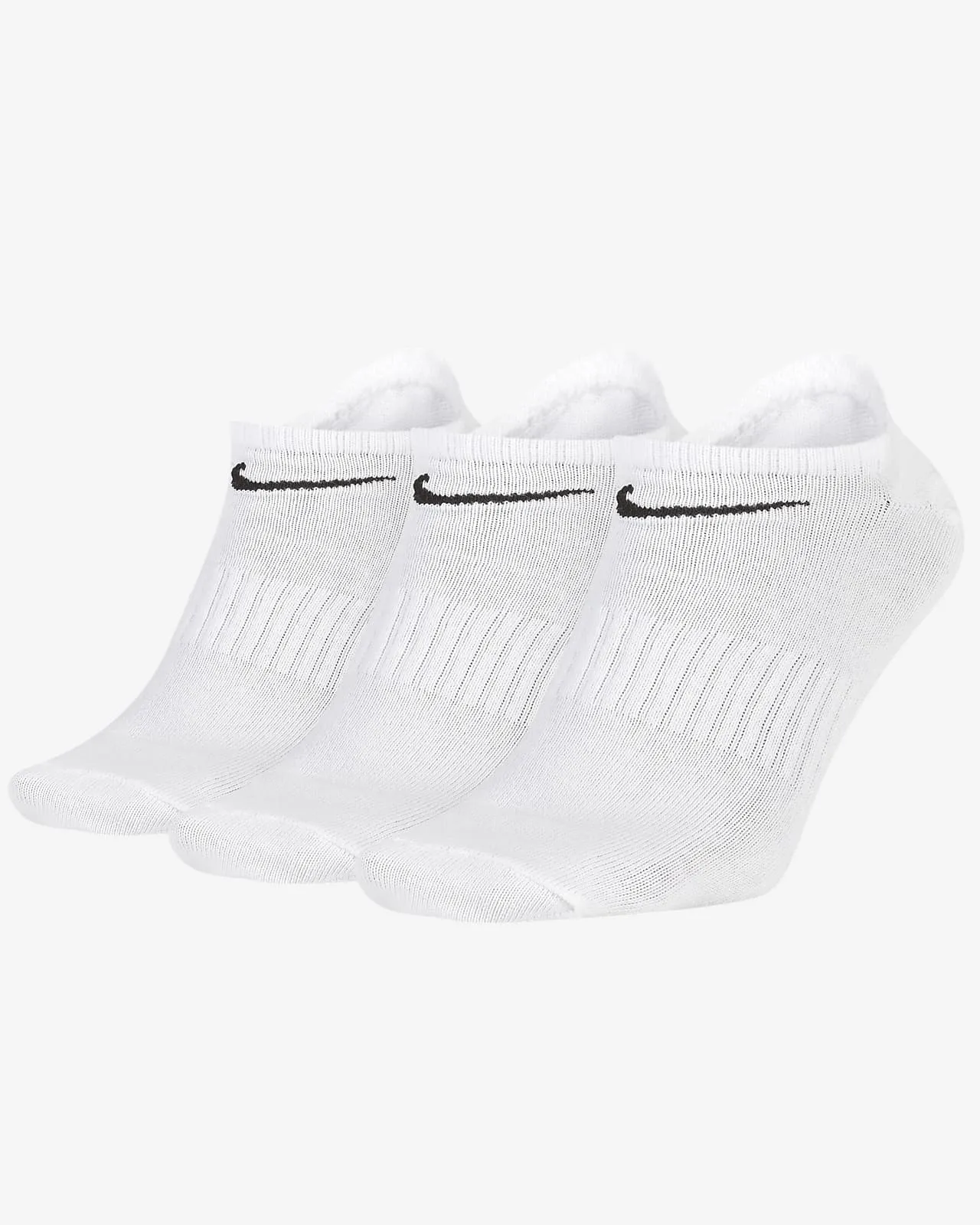 Nike Everyday Socks (Lightweight No Show) - WHITE