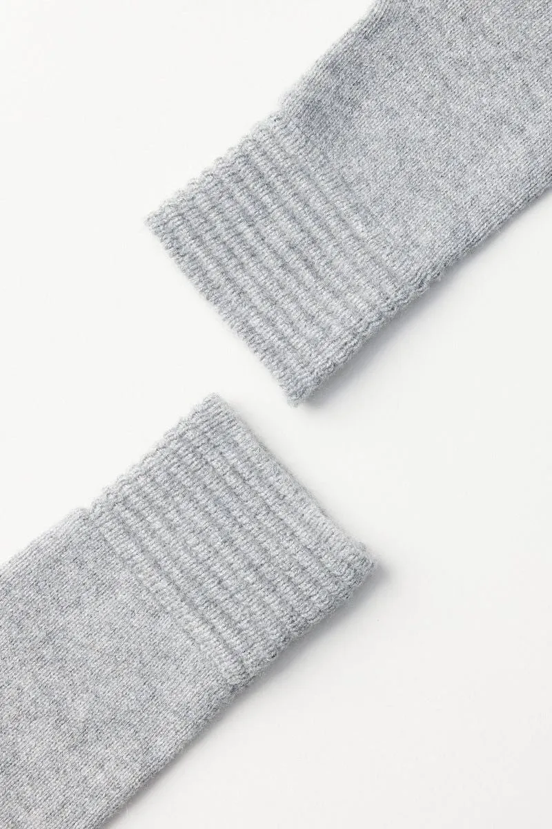 Ottoman Rib Gloves | Wool & Cashmere