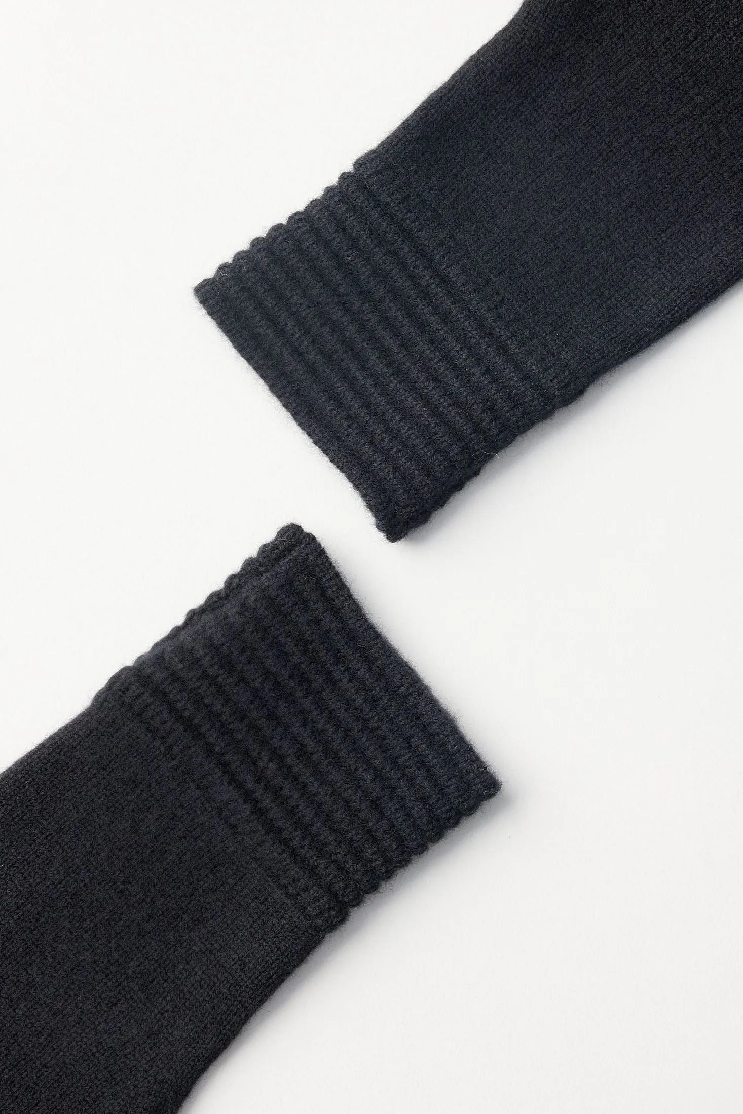 Ottoman Rib Gloves | Wool & Cashmere