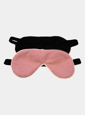 Pink Organic Cotton Eye Mask by CosyPanda