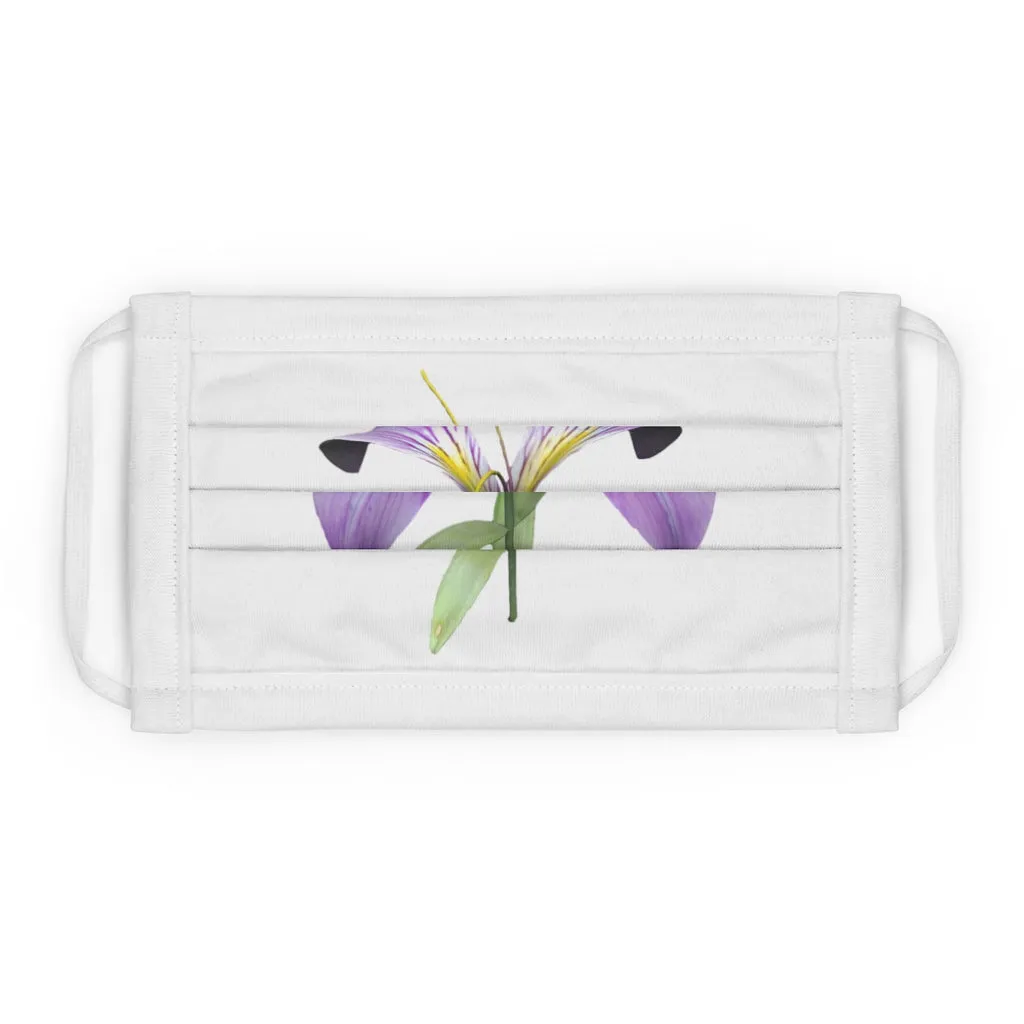 Purple Lilly Cotton Face Mask (EU)