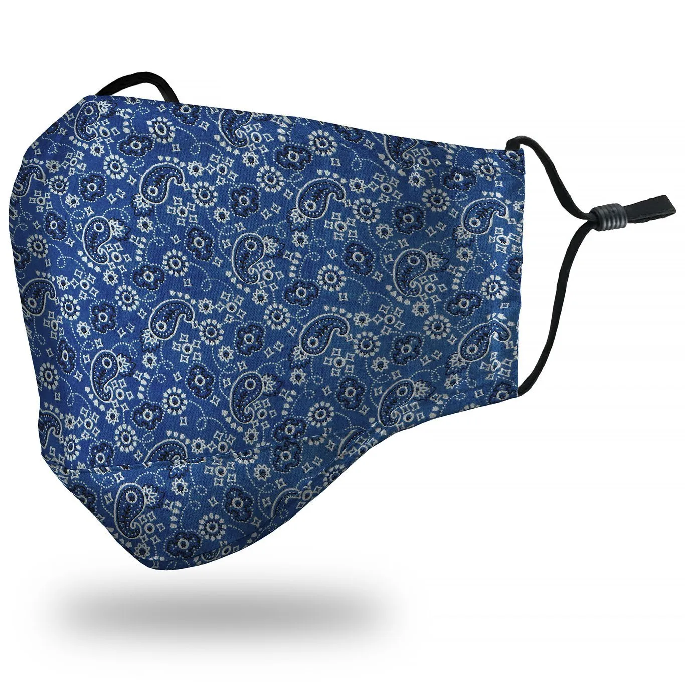 "Bandana" Blue Face Mask