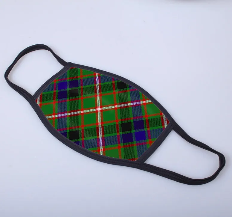 Reid Tartan Printed Face Mask.