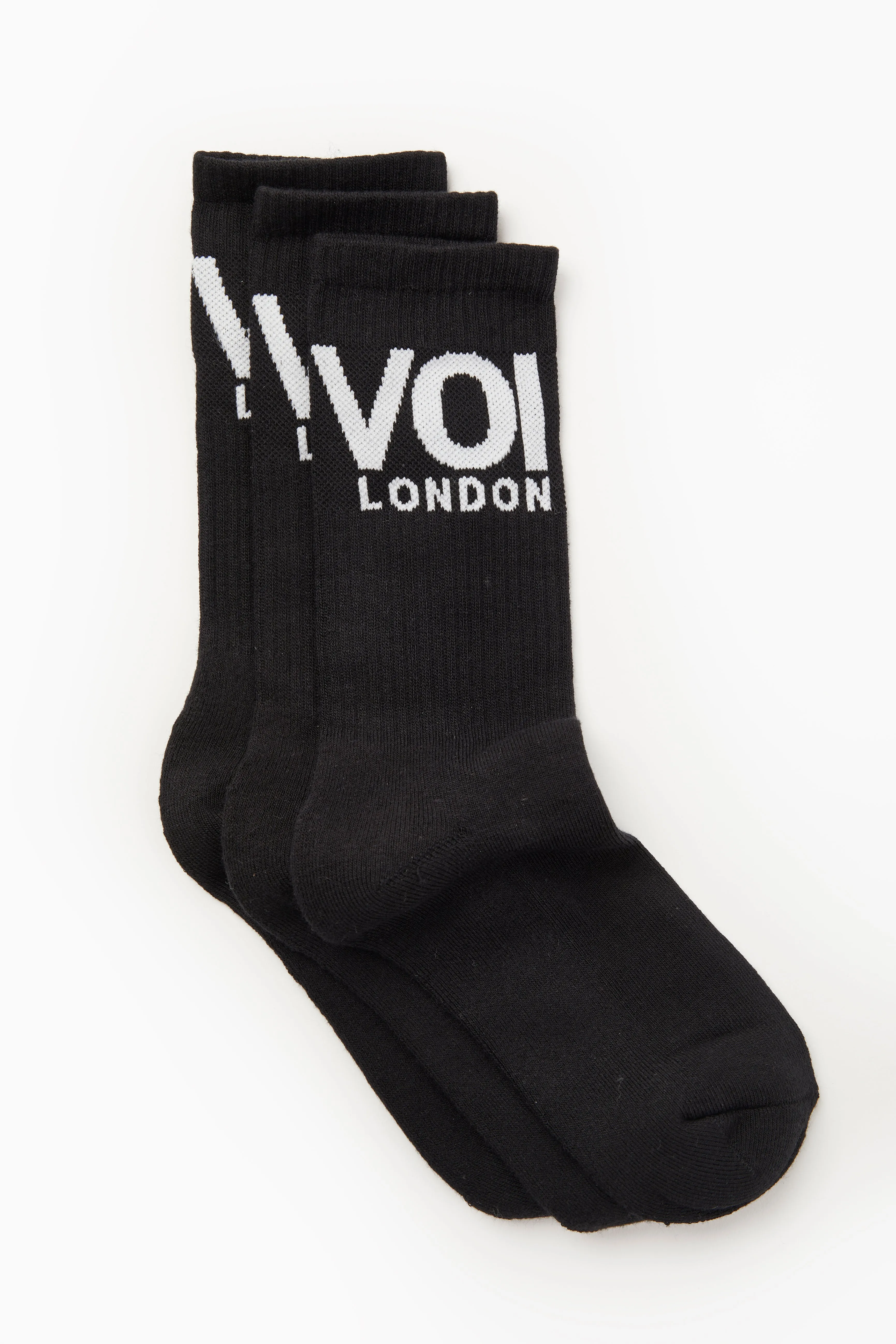 Richborne 3 Pack Socks- Black