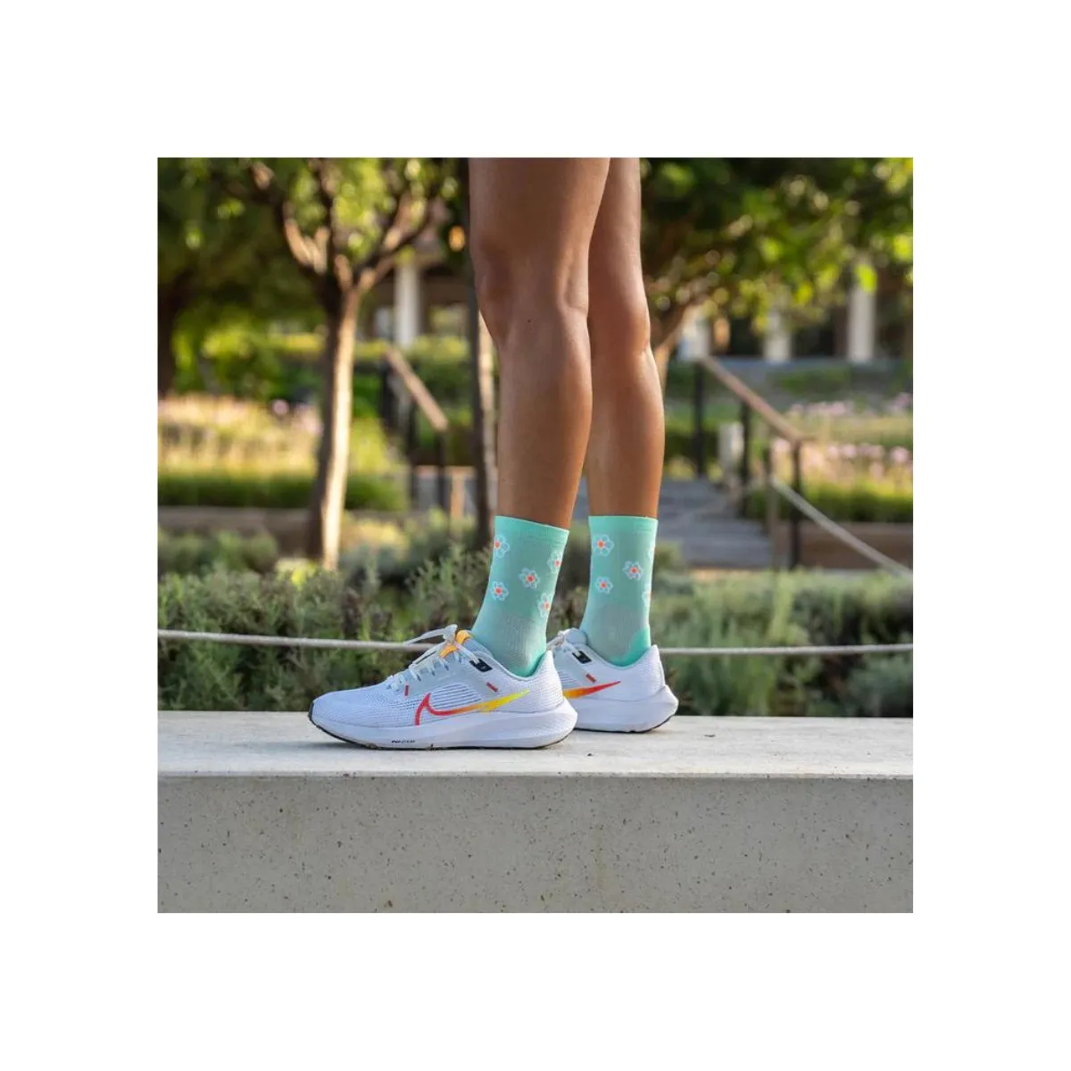 Sporcks Marguerite Green Running Socks