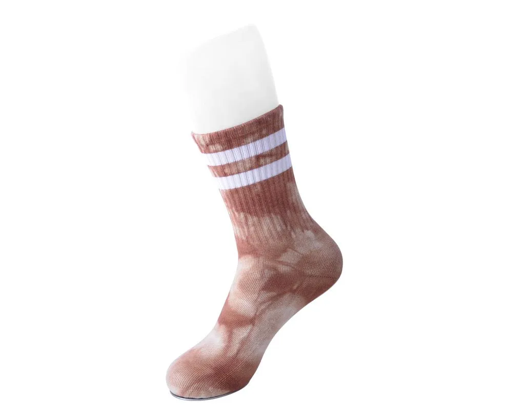 Tie-Dye Chocolate Tube Sock