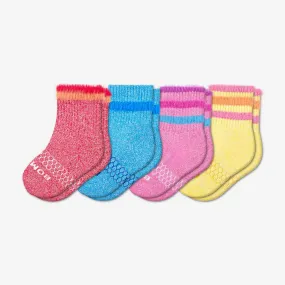 Toddler Sesame Street Fuzzy Calf Sock 4-Pack