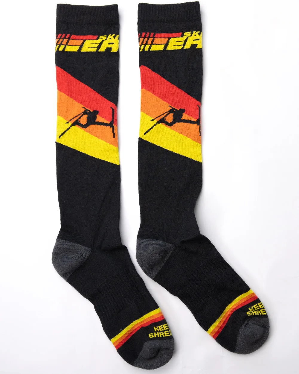 Upslope Lightweight Ski Socks - Night Speed