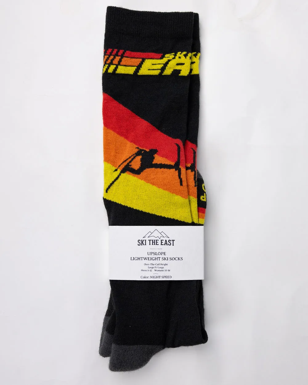 Upslope Lightweight Ski Socks - Night Speed